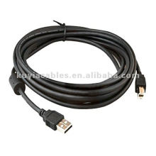 Black usb to printer Cable A-B FOR PC HIGH SPEED